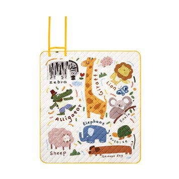 Килимок для пікніка дитячий Mobi Garden Zoo 140 NX23663009 yellow 6941870596870 фото