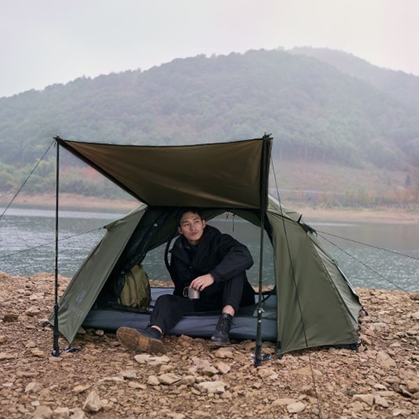 Намет Mobi Garden Qr tent II 68D polyester (2-місний) NX22561010 dark green 6941870595583 фото