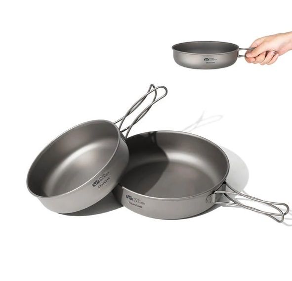 Сковорідка титанова Mobi Garden Saucepan S NX20666034 titanium 6928405319715 фото