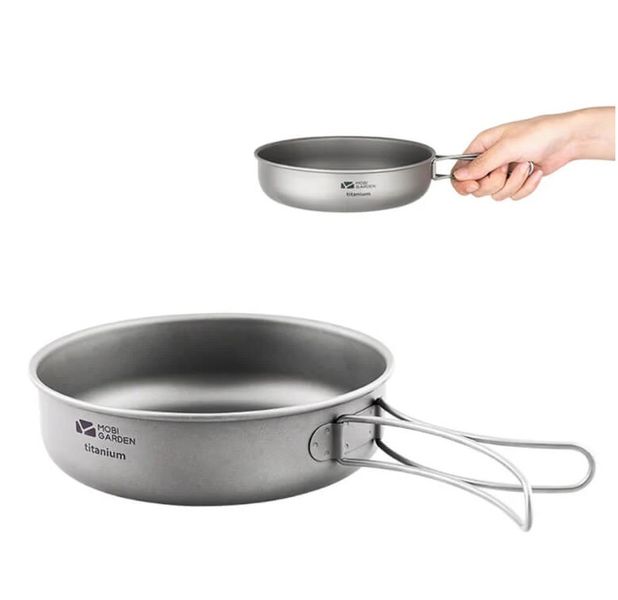 Сковорідка титанова Mobi Garden Saucepan S NX20666034 titanium 6928405319715 фото