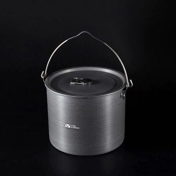 Казанок туристичний Mobi Garden Pot 6.5л NX20666004 grey 6928405319463 фото