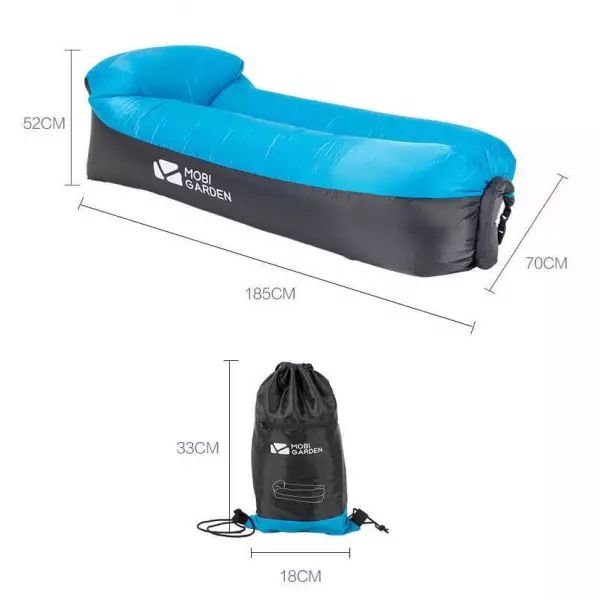 Ламзак-надувний диван Mobi Garden air bed NX20663016 blue 6926767315833 фото