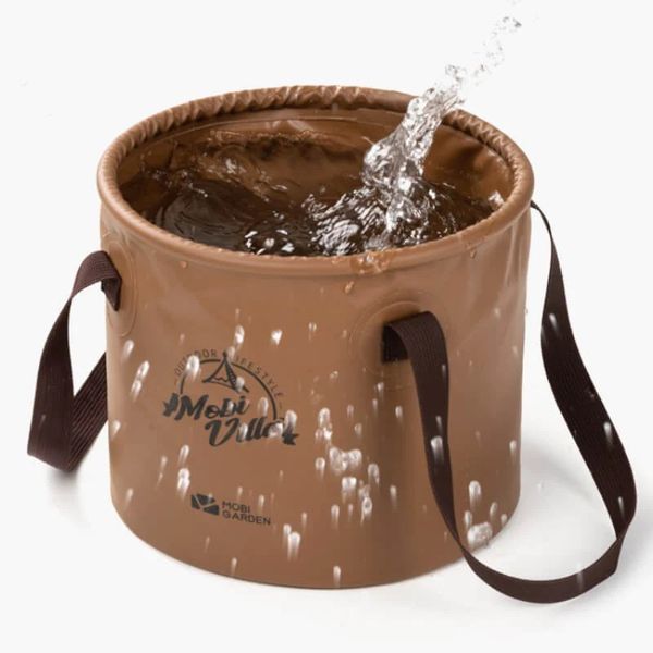 Відро складане Mobi Garden Bucket 10л NX21674001 khaki 6928405350268 фото