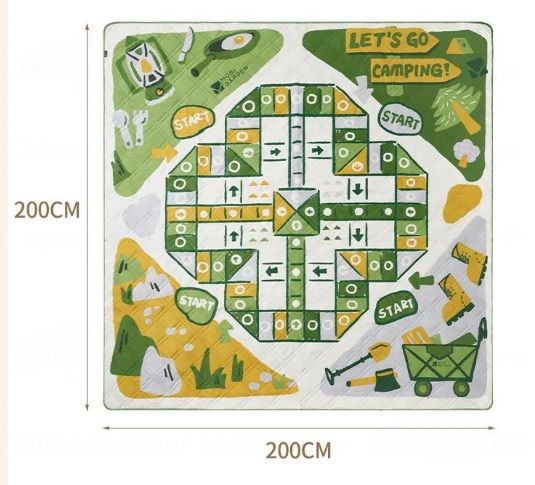 Килимок для пікніка Mobi Garden Camp 200 NX23663021 green 6941870591110 фото