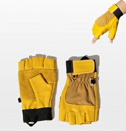 Рукавиці без пальців Mobi Garden Half Finger Gloves L NX21222004 yellow 6926767325252 фото