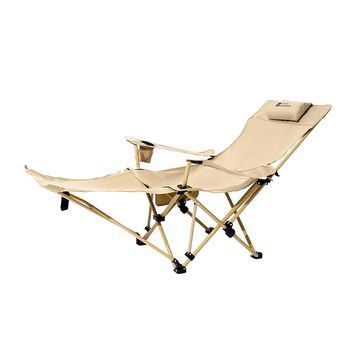 Крісло розкладне Mobi Garden Recliner NX23665040 sand 6941870572034  фото
