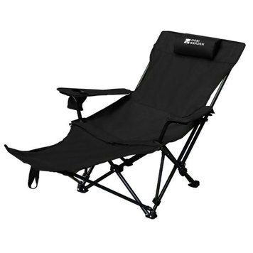 Крісло розкладне Mobi Garden Recliner NX23665040 black 6941870572195  фото
