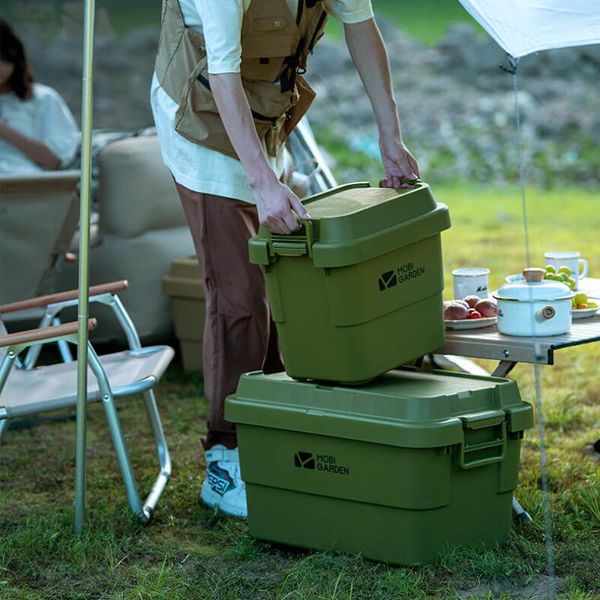 Контейнер Mobi Garden Storage box 22л NX22671051 khaki 6926767322541 фото