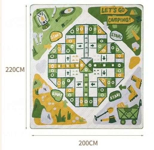 Килимок для пікніка Mobi Garden Camp 200х220 NX23663022 green 6941870591127 фото