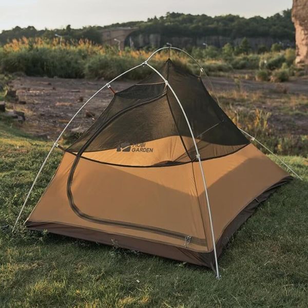 Намет Mobi Garden Light knight II 20D nylon (2х-місний) NX19561002 sand 6926767302482 фото