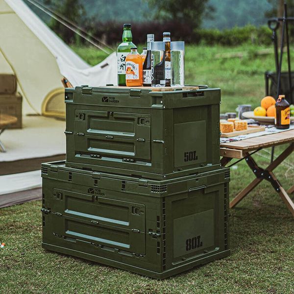 Контейнер складаний Mobi Garden Storage box 50л NX21671008 khaki 6926767320646 фото