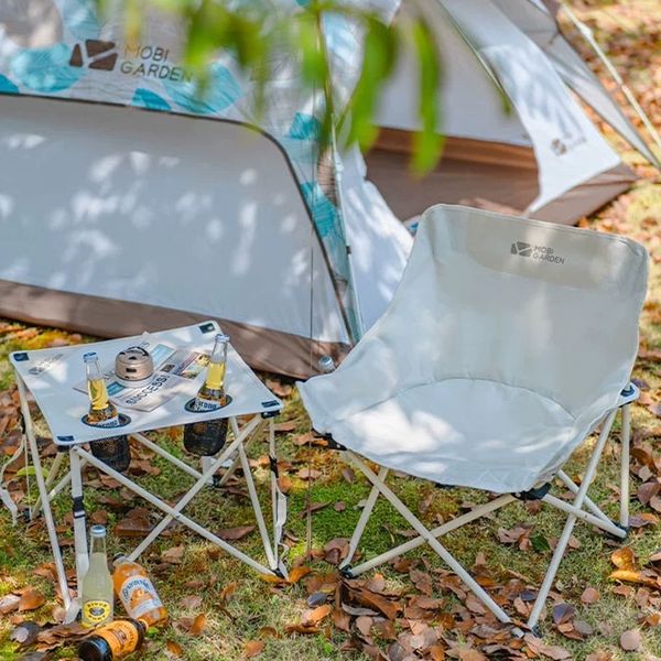 Крісло розкладне Mobi Garden Sun chair NXLQU65001 white 6941870571358 фото