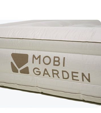 Матрас надувной двухместный со встроенным насосом Mobi Garden Air Double Bed 35 см NX22663012 sand 6941870591165 фото