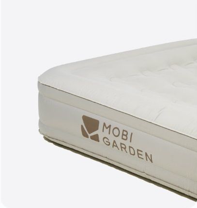 Матрас надувной двухместный со встроенным насосом Mobi Garden Air Double Bed 35 см NX22663012 sand 6941870591165 фото