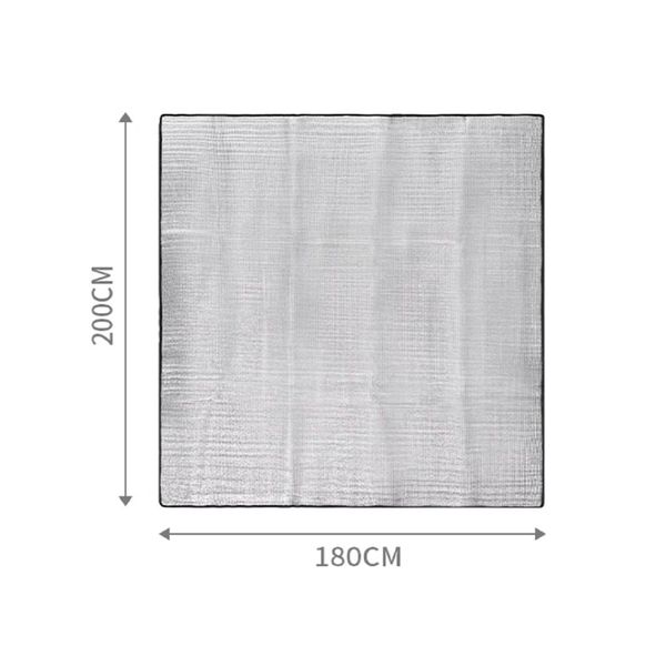 Килимок кемпінговий Mobi Garden Aluminium mat 180 NX23663004 silvery 6941870590588 фото