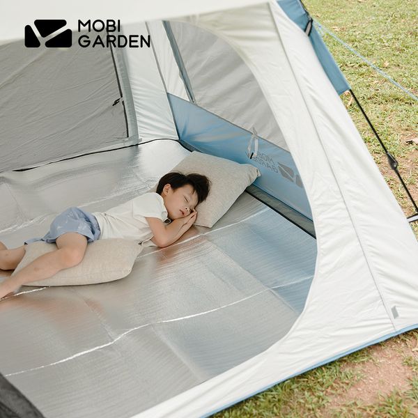 Килимок кемпінговий Mobi Garden Aluminium mat 200 NX23663005 silvery 6941870590595 фото