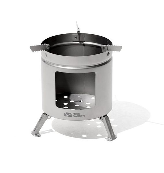 Пічка дров'яна Mobi Garden Wood Stove NX22666020 titanium 6926767312047 фото